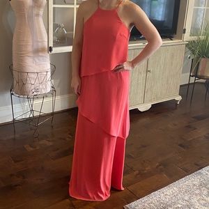 David’s Bridal Guava Bridesmaid Dress